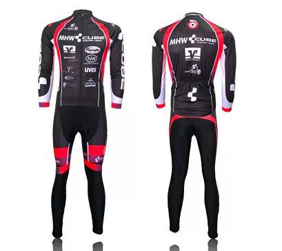 Tour de France cycling sportswear cycling suit autumn and winter long-sleeved suit road bike suit