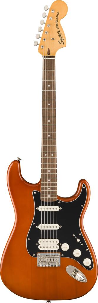 Squier by Vibe Stratocaster HT HSS Laurel Fingerboard Black Pickguard Mocha Squier Fender/Classic '70s