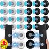 Magnetic Hooks Wall Mount Strong Magnet Remote Control Invisible Holder Fridge Sticker Home Organizer Hook No Punching Required