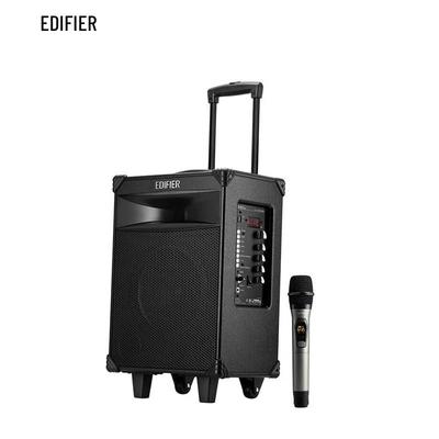 Edifier 8-дюймовая портативная колонка-тележка Bluetooth с беспроводным микрофоном, штекер CN (адаптер в комплекте)