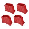 4x Ladder Feet Covers Universal Replacement Durable Security Bumper Extension Ladder Covers Ladder Accessories