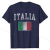 Vintage Italia Italian Flag Italy T-Shirt T-Shirt Casual Cotton Men Tops Shirts Fitness Tight Designer Top T-shirts