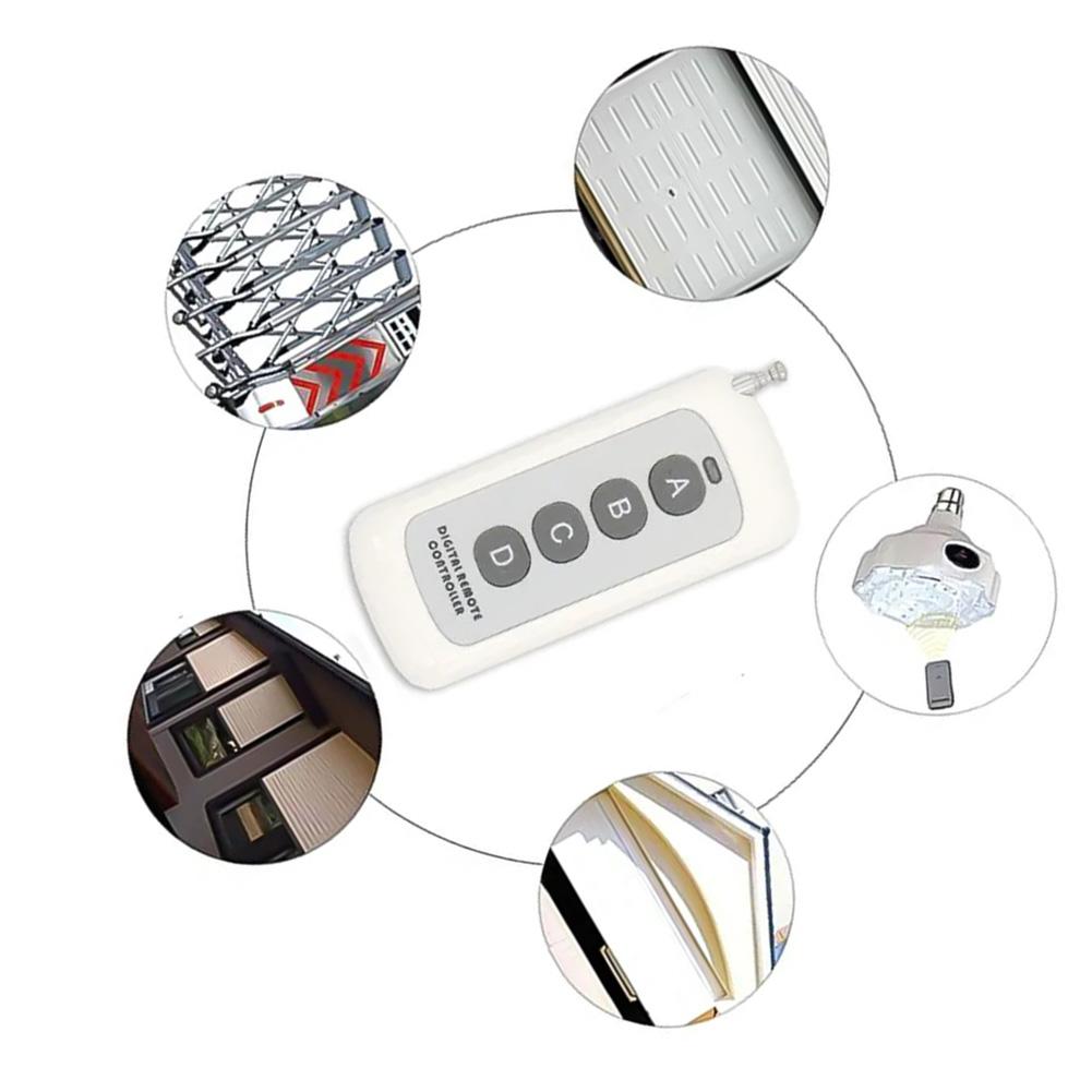 433 МГц RF дублирующий пульт дистанционного управления/4 кнопки беспроводной пульт дистанционного управления 500M-DC12V