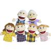 Creative Open Mouth Full Family Hand Puppet Plush Doll Toy For Roleplaying And Storytelling