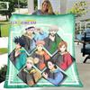 Anime Jujutsu Kaisen Soft Throw Blanket Throw Blanket Soft Cartoon Printed Bedspread Bedspread Sofa Gift Tv Blanket