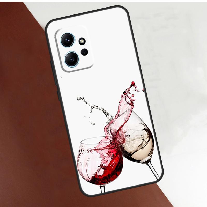 Чехол-арт "Бокал красного вина" для Xiaomi Redmi Note 14 10 11 12 13 15 Pro Plus Чехол для Redmi 15 14C 10C 12C 13C 15C