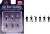 American Diorama Scale Figures The Bodyguards Secret Service 1/64 [Used]