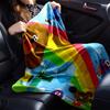 Hey Duggee Theme Printed Blanket - Perfect for Couch, Bed, Travel & Outdoor Use | Machine Washable, Cozy & Durable.