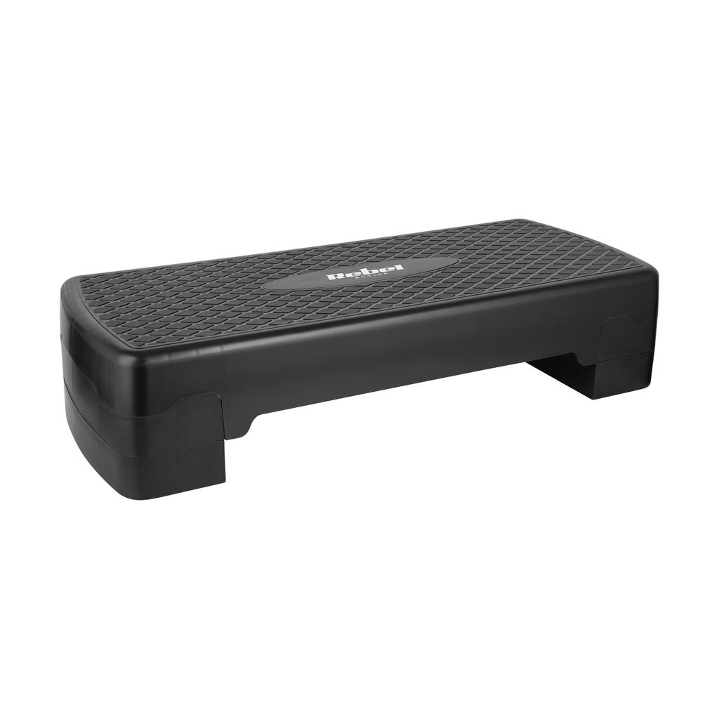 Aerobics Step Fitness 3 Levels 68cm Black Rebel Stepper Platform