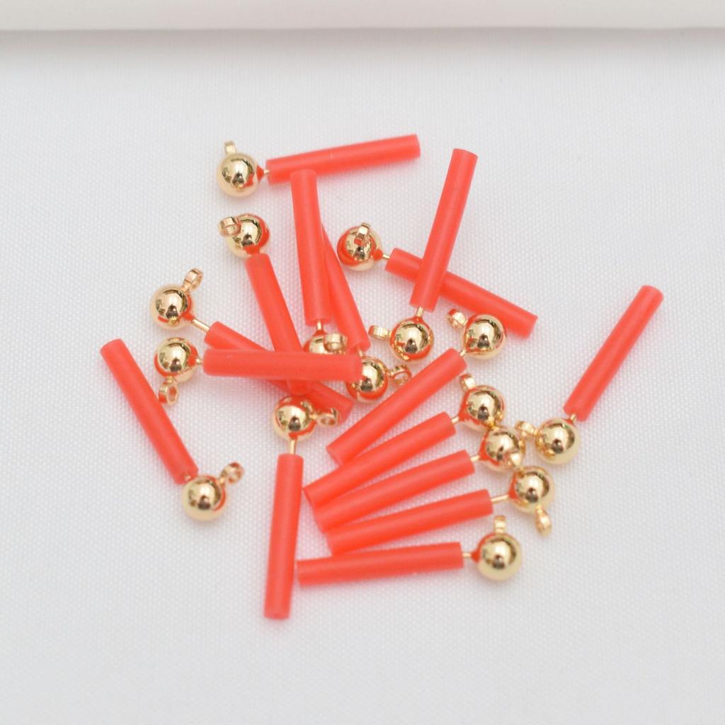 10pcs 18k Gold Bag 925 Silver Needle Doudou Stud Earrings with Hanging Earrings DIY Earrings Accessories Round Ball Stud Earrings Accessories