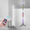 1шт RGB Напольный светильник Угловой RGB Напольный светильник Спальня Освещение Скандинавский стиль Изменение цвета Регулируемое мягкое освещение