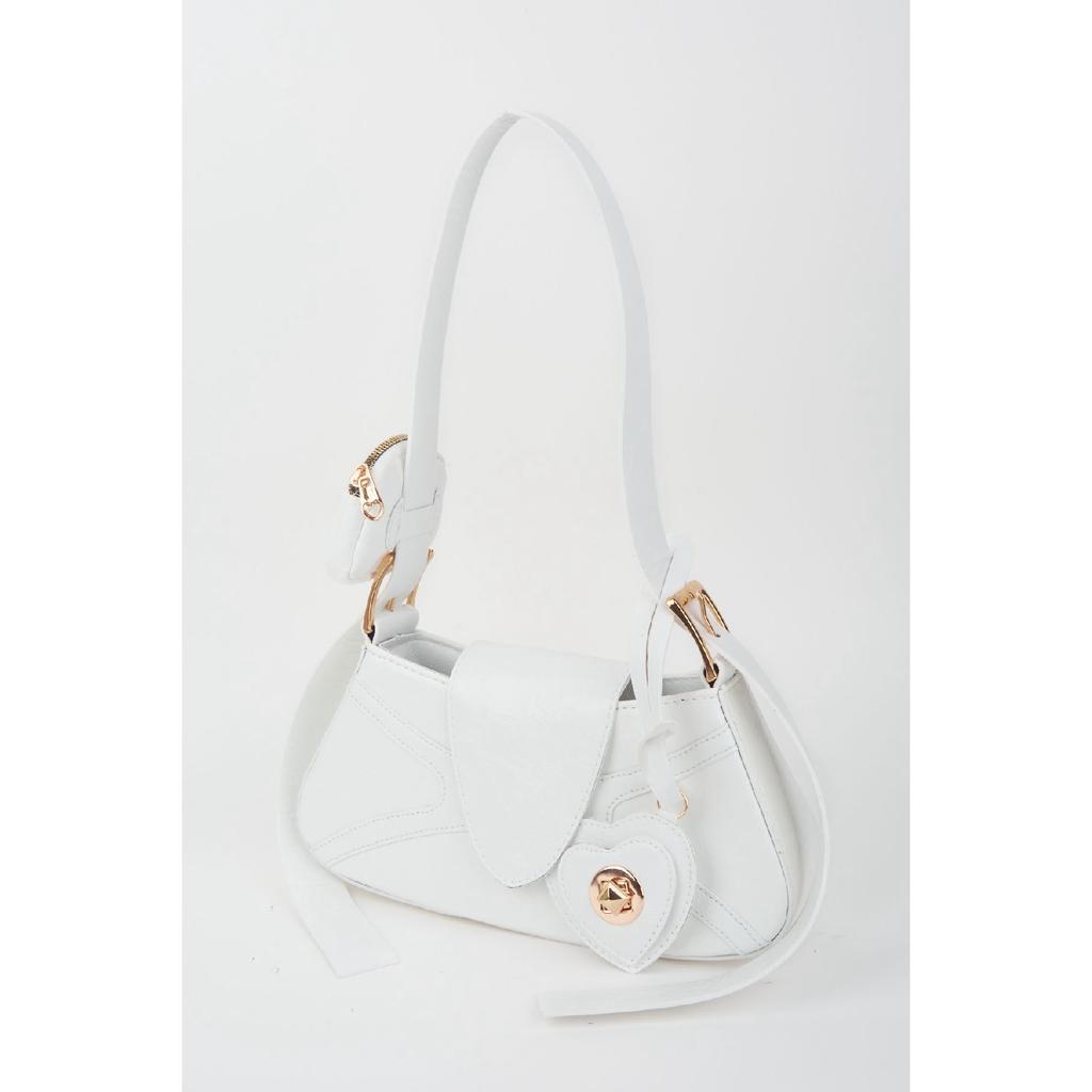 Женский бордовый кошелек-багет из искусственной кожи с застежкой на руку и сумка через плечо