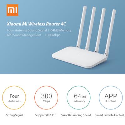 Wi-Fi роутер Xiaomi Mi 4C с четырьмя антеннами