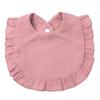 Soft Muslin Baby Bibs Solid Colored Teething Drooling Bib Bandana Drool Bibs  Boys Girls