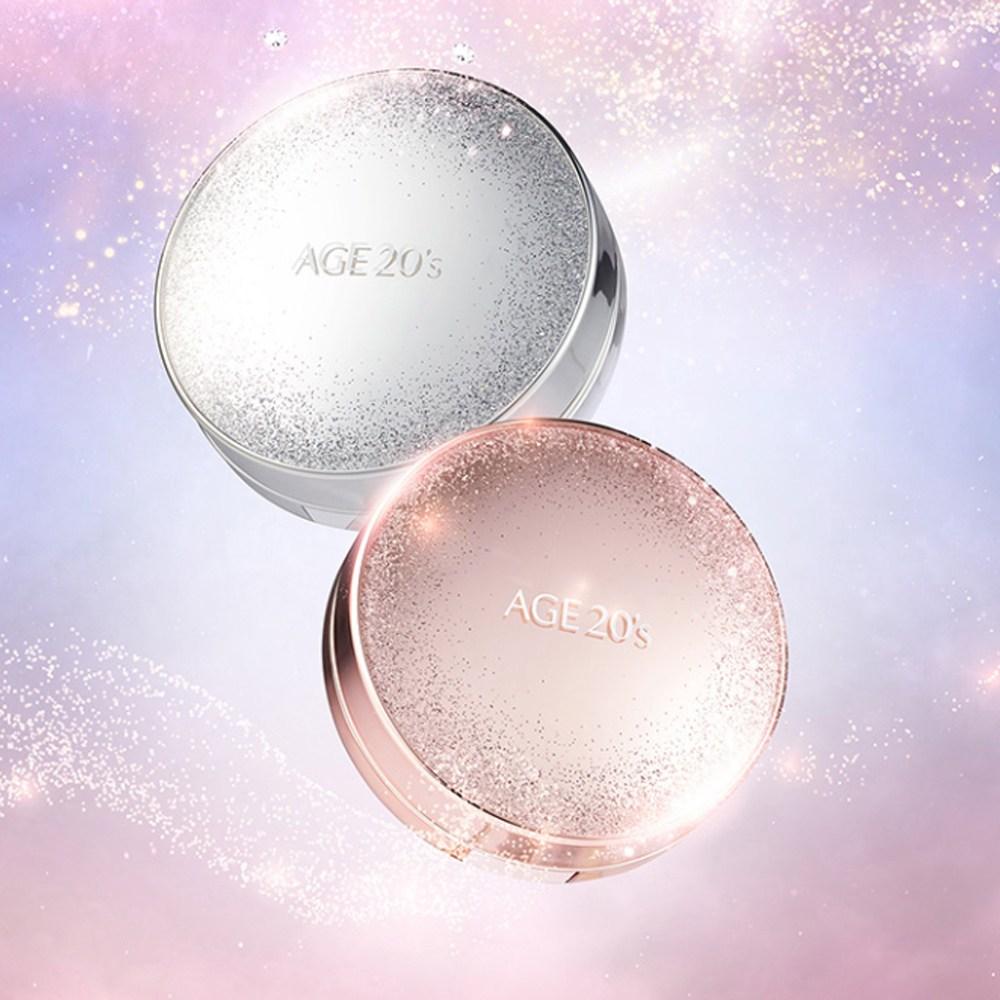 Age to Wenness Sparkle Case + Refill 12,5 г x 2 шт + Ампула 10 мл x 4 шт, белый бежевый, 1 набор