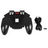 Mobile Game Controller with Cooling Fan ABS Portable Mobile Game Trigger Gamepad Phone Cooler for IO