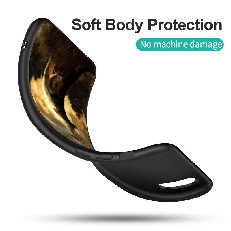 Чехол для телефона Eagle для iPhone Samsung Galaxy Redmi Xiaomi Oppo OnePlus Note SA 7 8 9 10 11 12 13 14 20 21 22 23 53 54 Pro Max Plus Ultra TPU Soft