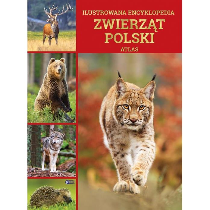Illustrated Encyclopedia of Animals Polish Album Atlas Hardcover 352 Pages