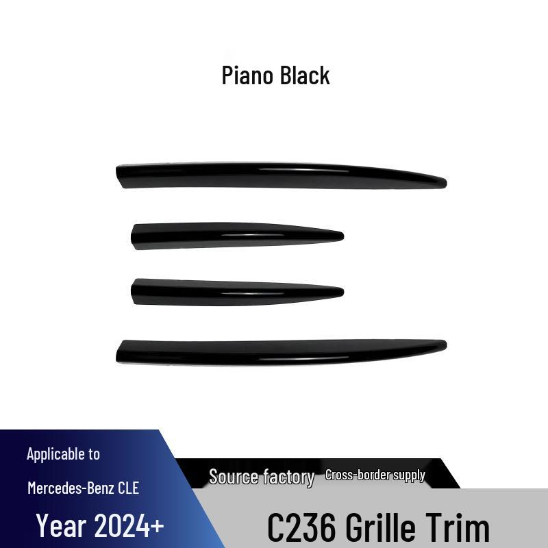 Mercedes-Benz C-Class Front Lip, Grille, Side Skirts, Rear Diffuser, Tailpipe Trim, Tail Wing Modifications