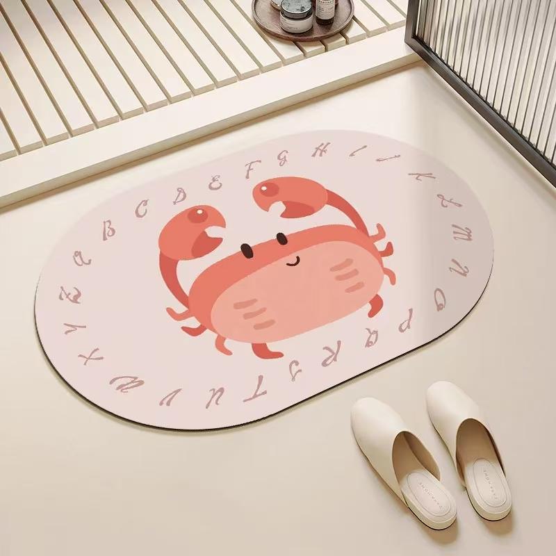 Bathroom absorbent diatom mud toilet doormat toilet toilet floor mat toilet carpet