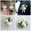 Wedding Bride and Groom Corsage Fresh Forest Simulation Corsage Wrist Flower