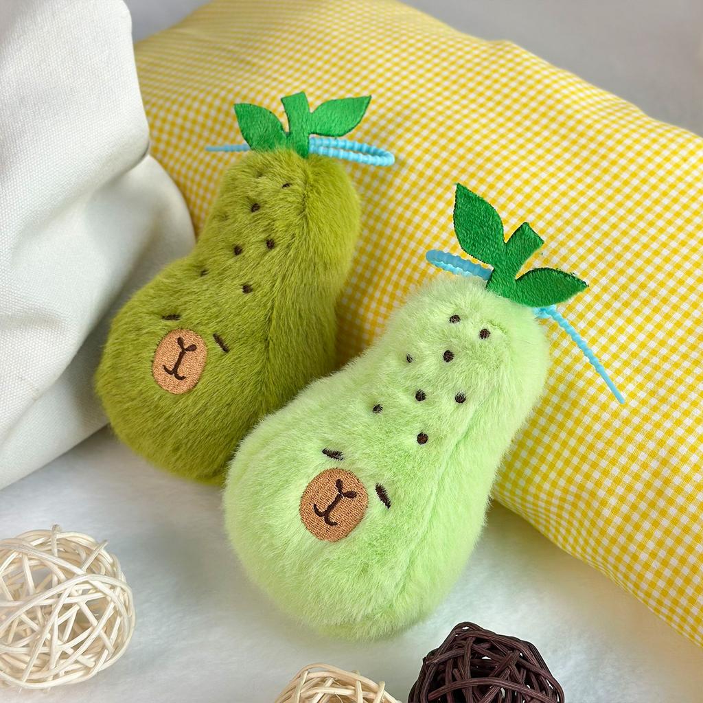 Капибала плюшевый кулон, милая кукла-капибар, тряпичная кукла, брелок, 4-дюймовая кукла-захват