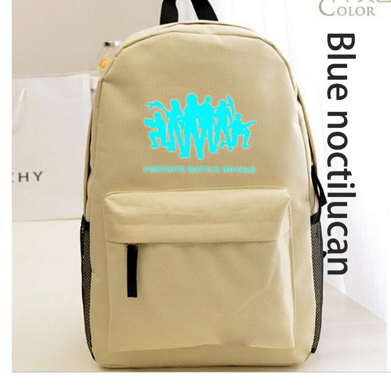 Fortnite Bag Luminous Game Youth Campus Fashion Trend Backpack For Unisex