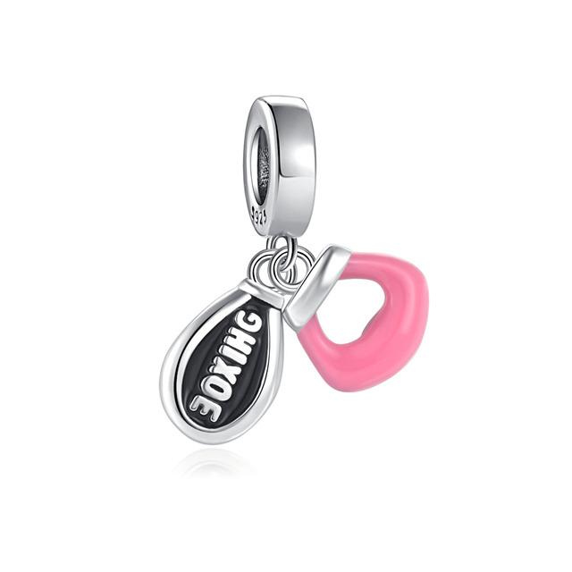 Новинка 2022 года, аксессуары «сделай сам», синий кулон «Ловец снов», сердце, подходят оригинальные подвески, браслет, ювелирные изделия, женское серебро 925 пробы