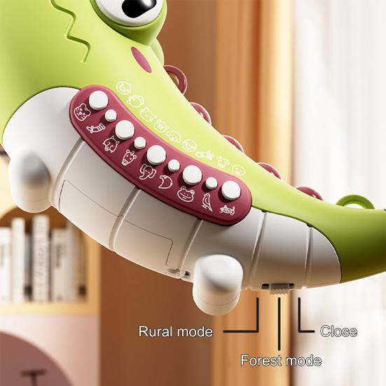 Детская игрушка-манипулятор для животных с 30 реалистичными звуками, ферма, лес, два режима, обучающая труба для малышей, мальчиков и девочек, упражнение на объем легких, рог динозавра