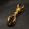 Collection Quality Buddhist Ritual Pestle Brass Dorje Vajra Ornament  Office Display
