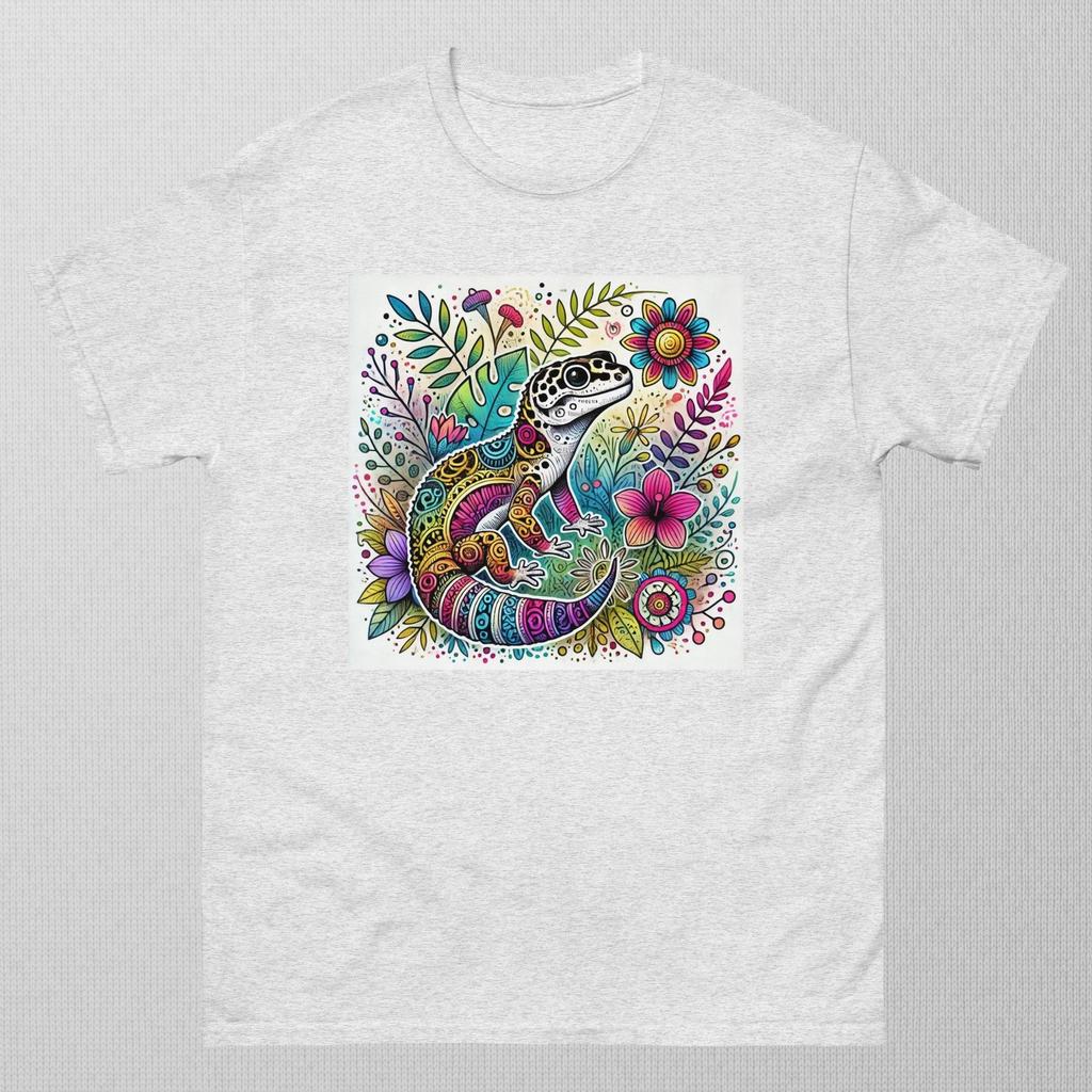 Doodle Leopard Gecko Shirt Mango - Pet T Shirt - Unique 237