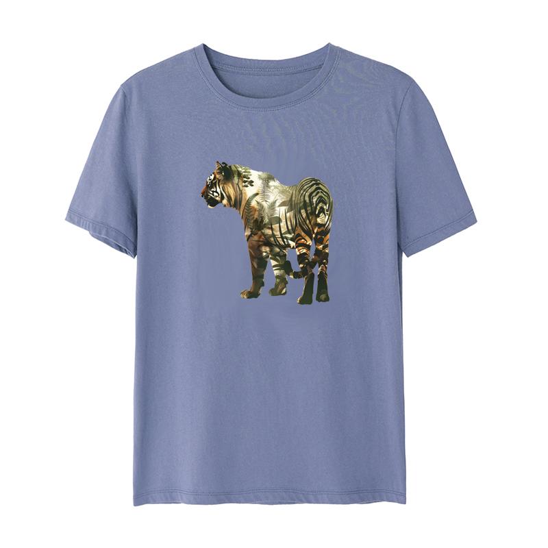 Forest Tiger Custom Iron-On Нашивки Высококачественные Наклейки Футболка Diy Термоперенос Parches Ropa Iron On Transfer