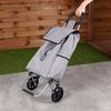 Shopping Trolley With Bag, Gray, 40 L