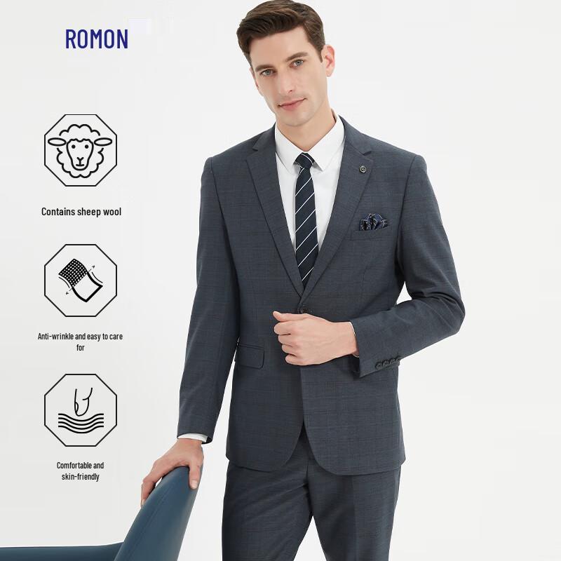 ROMON Мужской деловой костюм из смесовой шерсти