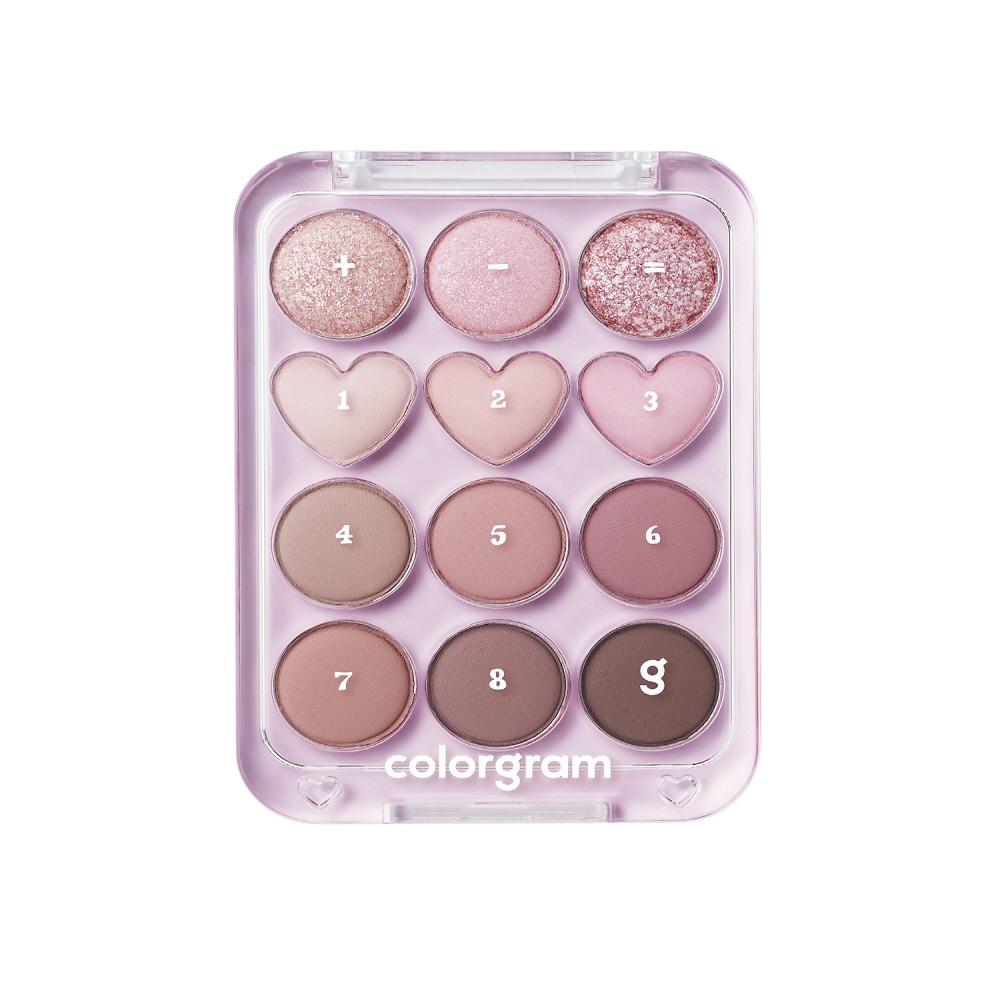 Colorgram Colorgra Make Палетка теней 02 Розовый Плюс Хаги Маув Это Любовь