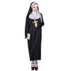 Women Ladies Nun Sister Act Mother Superior Fancy Dress Nun Priest Cloak Sister Cosplay Halloween Party Costume