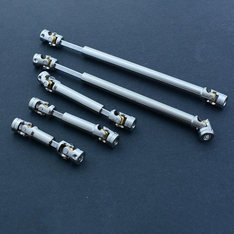 Metal 45-170mm Transmission Shaft Universal Joint for 1/14 Tamiya RC Truck SCANIA 770S VOLVO BENZ MAN TGX LESU Car Accessories