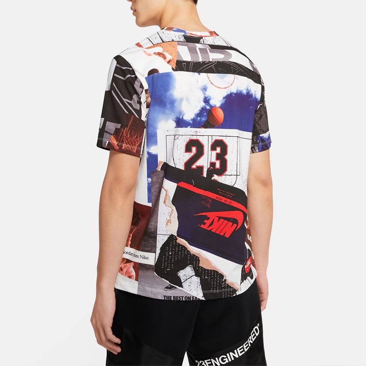 Jordan Photo Sports Training Crew Neck T-Shirt Men Tops CJ6299-100