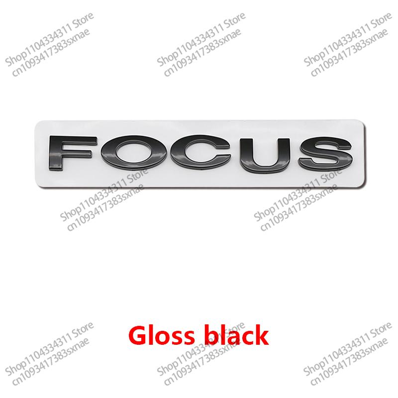 AJH1 1Pc 3D ABS Letter Rear Trunk Badge Emblem Replacement For Ford Focus MK3 MK4 MK6 MK7 Auto Tuning Exterior Styling Accessory