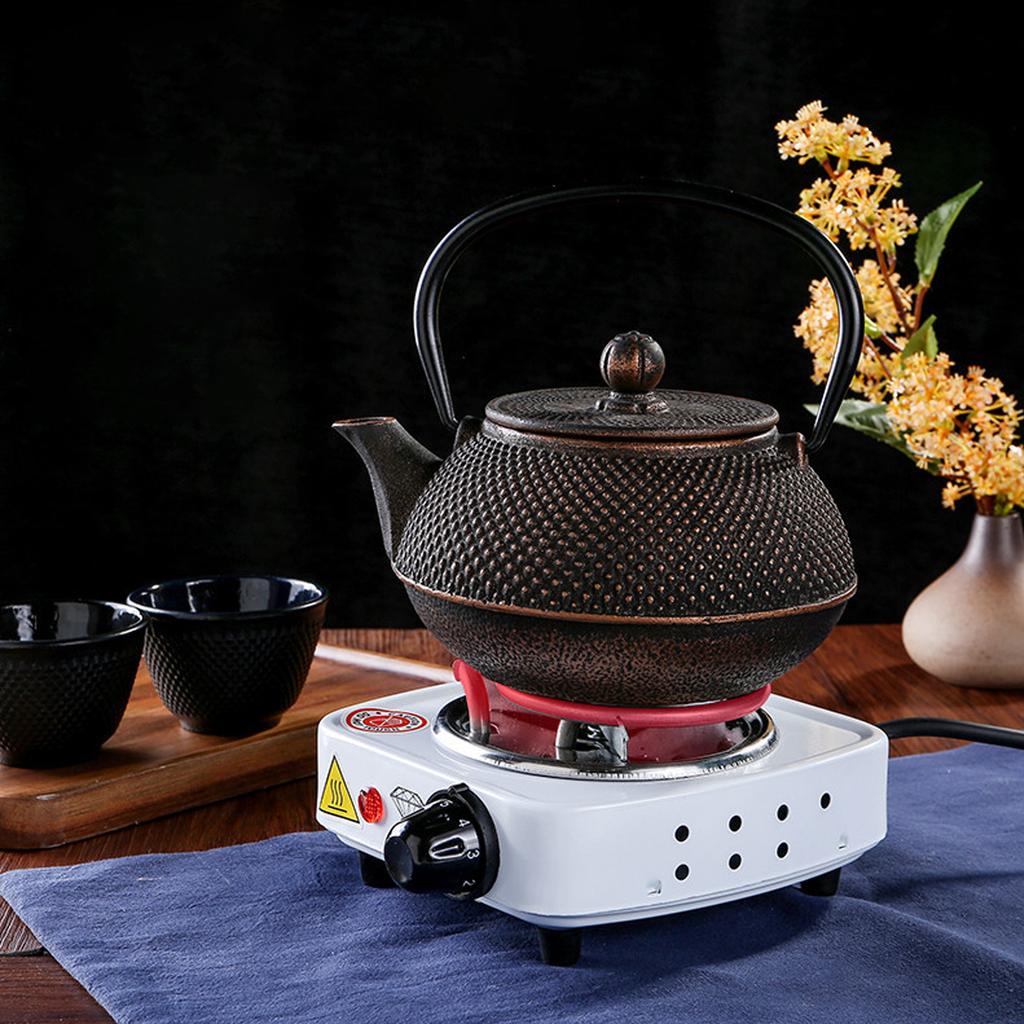 Electric Single 1000W Coil Cooktop White Overheat Versatile Portable Electric Stove for Kitchen