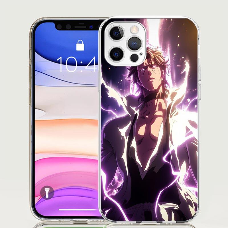 Aizen Sousuke Bleach Phone Case for Apple iPhone 17 Air 16 15 Plus 14 + 13 Mini 12 11 Pro Max 7 8 SE 16Max Soft Shell Cover Coqu