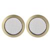 2Pcs Sound Hole Inserts for Dobro Resonator Screen Box Resonant Guitar Insert Speaker Grill