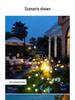 Outdoor Rainproof Solar Firefly Garden Lights