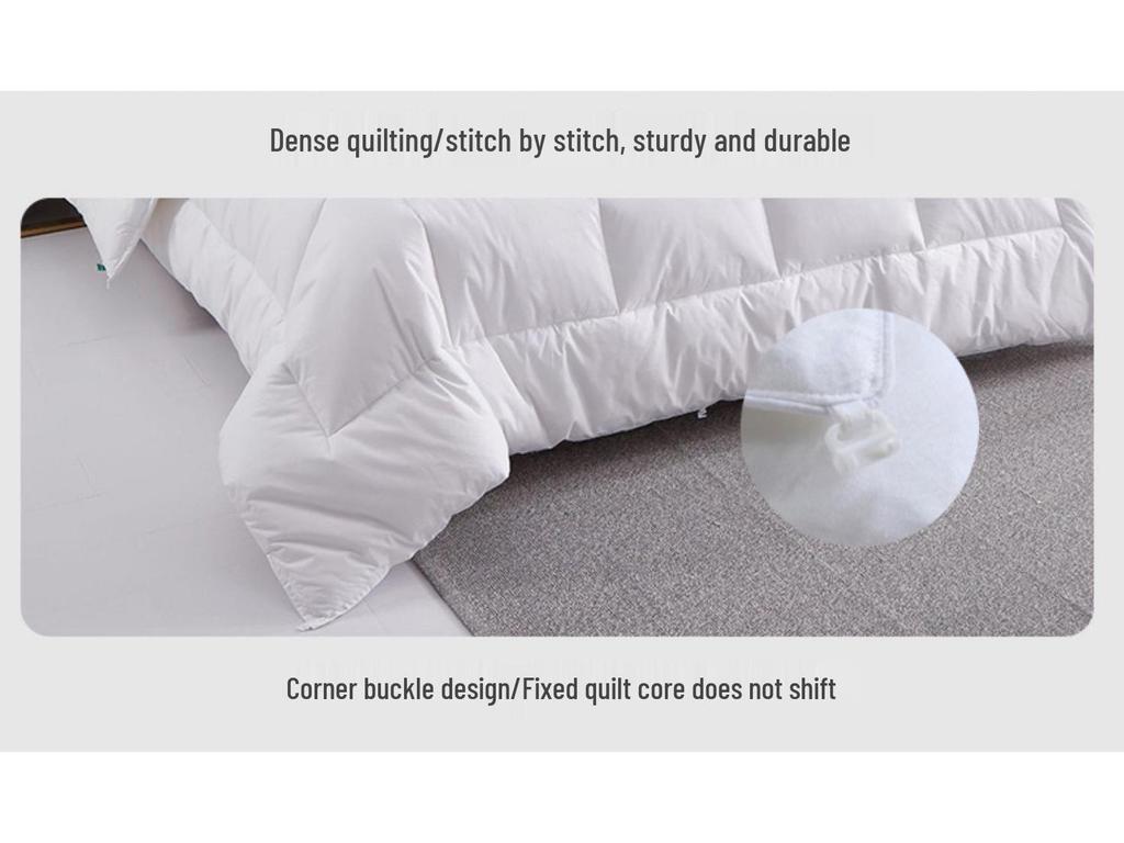 Пятизвездочное одеяло из перьевого бархата - Чистый хлопок, Тепло на все сезоны