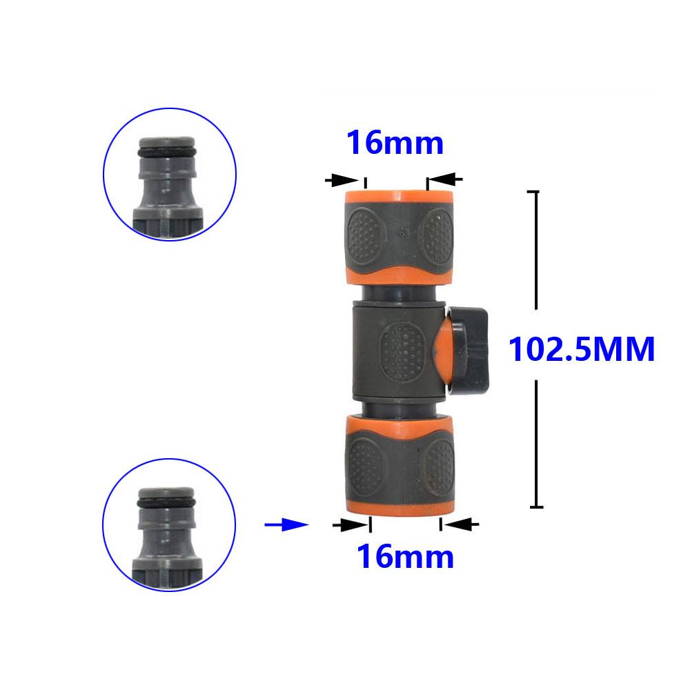 Фитинги для садового шланга 1/2 3/4 1 дюйм быстроразъемный соединитель для воды водостопный соединитель адаптер для водяного пистолета для мойки автомобиля 1 шт.