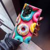 Macaron Ice Cream Cake Doughnut Phone Case For Samsung Galaxy S26 S25 Edge S24 S23 Ultra S22 Plus S21 S20 FE Soft TPU Back Cover