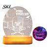 Easy Assemble Acrylic Night Lights Halloween Decoration Lights, Decorative LED Light, Skull/Pumpkin Table Creative Gifts for Lamp Home Party