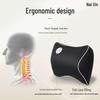 Premium Memory Foam Car Headrest & Lumbar Support Pillow Set
