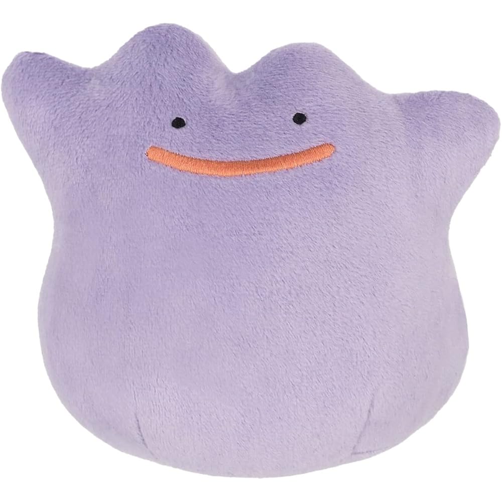 Sanei Boeki Pokmon All Star Collection Ditto Plush Toy 14cm Soft Stuffed Animal