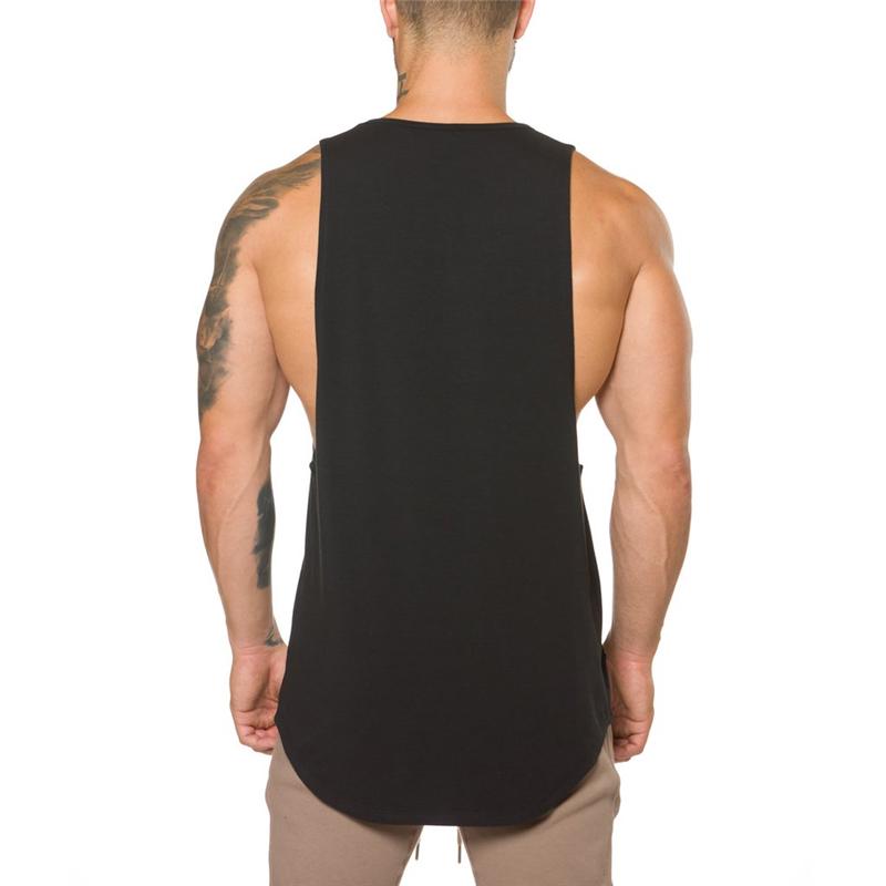 Muscleguys Brand Muscle Vest Bodybuilding Stringer Tank Top Men Summer Fitness Mens Clothing No Pain No Gain Sleeveless T Shirt Singlets